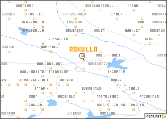 map of Rökulla