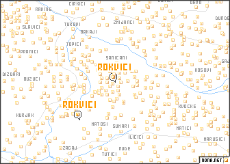 map of Rokvići