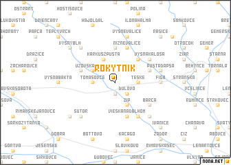 map of Rokytník