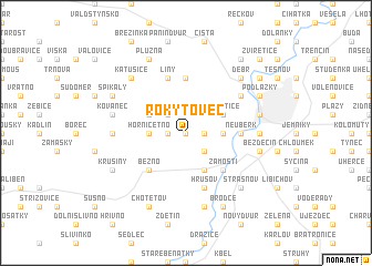 map of Rokytovec