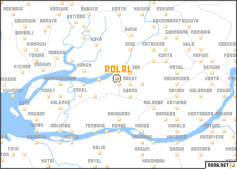 map of Rolal