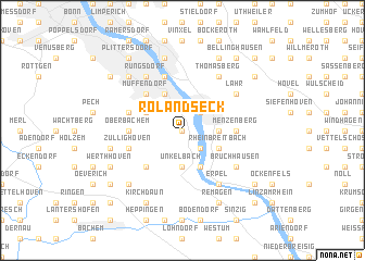 map of Rolandseck