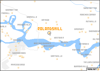 map of Rolands Mill