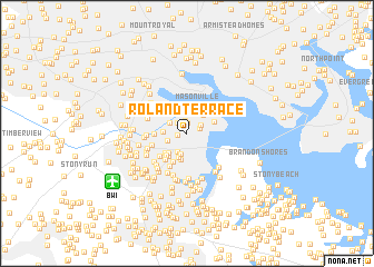 map of Roland Terrace