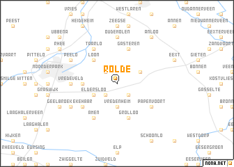 map of Rolde