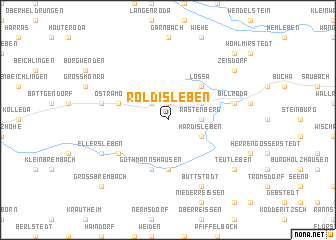 map of Roldisleben