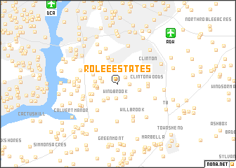 map of Rolee Estates