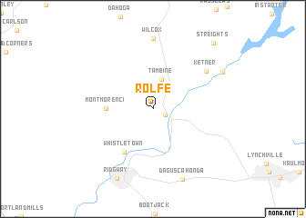 map of Rolfe