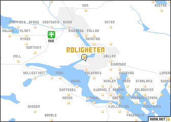 map of Roligheten