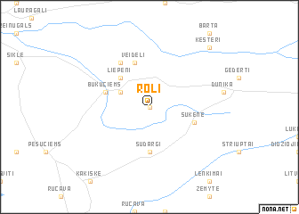 map of Roļi