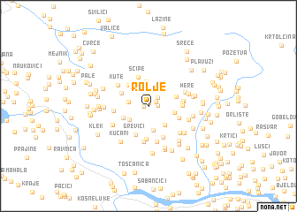 map of Rolje