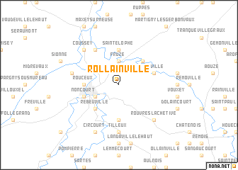 map of Rollainville