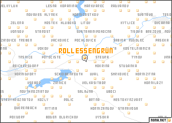 map of Rollessengrün