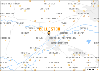 map of Rolleston