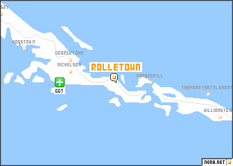 map of Rolletown