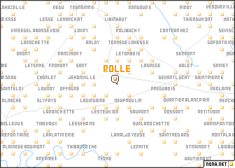 map of Rollé