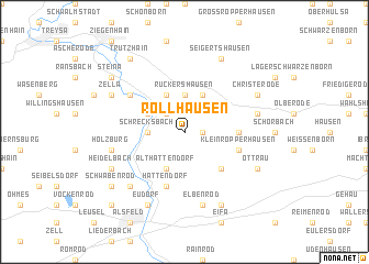 map of Röllhausen