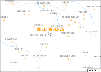 map of Rolling Acres
