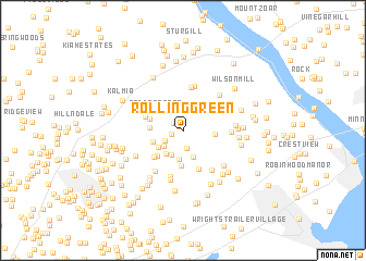 map of Rolling Green