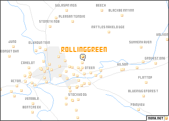 map of Rolling Green