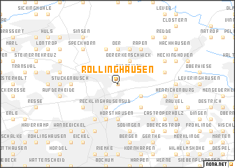 map of Röllinghausen