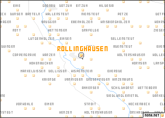 map of Röllinghausen