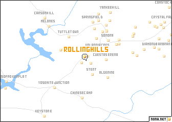 map of Rolling Hills