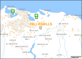 map of Rolling Hills