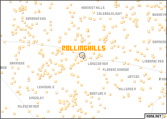 map of Rolling Hills