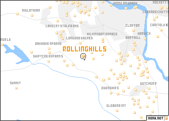 map of Rolling Hills