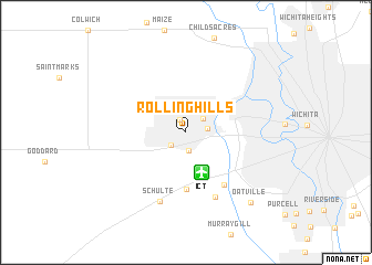 map of Rolling Hills