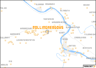 map of Rolling Meadows