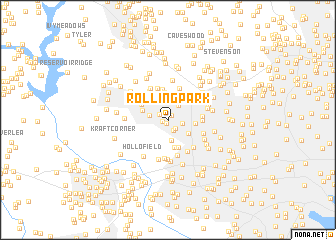 map of Rolling Park