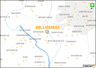 map of Rollingreen