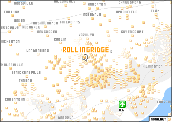 map of Rolling Ridge