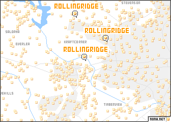 map of Rolling Ridge