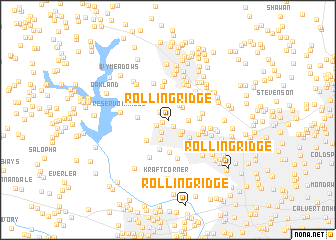 map of Rolling Ridge