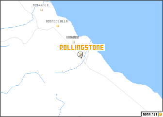 map of Rollingstone