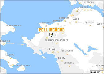 map of Rollingwood