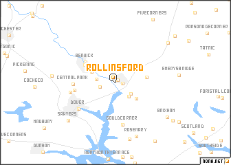 map of Rollinsford