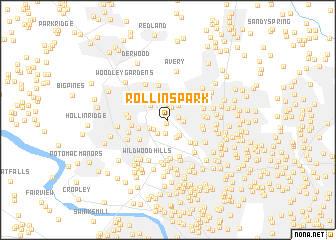 map of Rollins Park