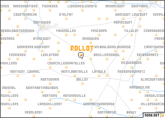 map of Rollot