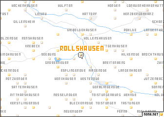 map of Rollshausen