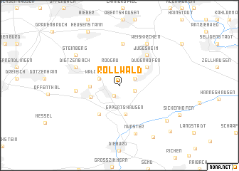 map of Rollwald