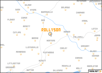 map of Rollyson