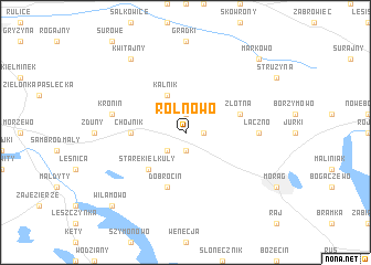 map of Rolnowo