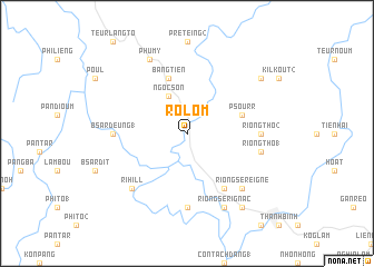 map of Rơlơm