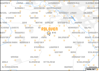 map of Roloven