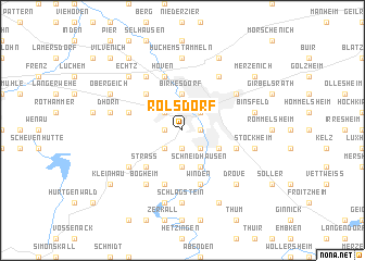 map of Rölsdorf