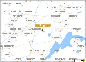 map of Rolstorp